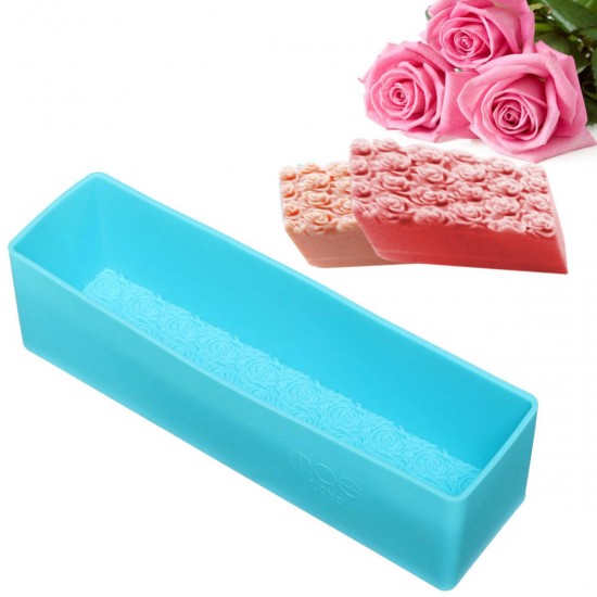 Rose Toast Silicone Soap Mold Loaf Cake Baking Bread Tools DIY Chocolate Mould