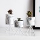 S/M/L Nordic Style Flower Pot Iron Wire Metal Rack Marble Ceramic Succulent Plant Pot Cactus Decoration Basin with Stand S/M/L Nordic Style Flower Pot Iron Wire Metal Rack Marble Ceramic Succulent Plant Pot Cactus Decoration Basin with Stand