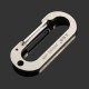 SK010D Number Zero Stainless Steel Carabiner Tool Key Chain Lucky