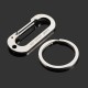 SK010D Number Zero Stainless Steel Carabiner Tool Key Chain Lucky