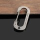 SK010D Number Zero Stainless Steel Carabiner Tool Key Chain Lucky