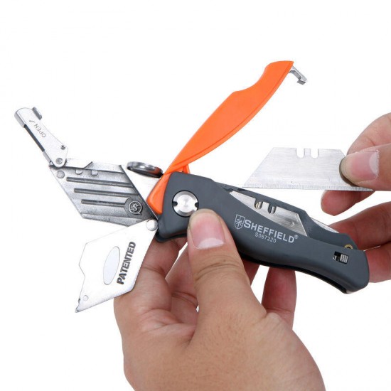 S067220 Folding Utility Cutter Multifunctional Pocket Camping Heavy Duty Cutter S067220 Folding Utility Cutter Multifunctional Pocket Camping Heavy Duty Cutter