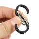 EDC S Shape Type Buckle Double Gated Carabiner Key Ring Clip Hook