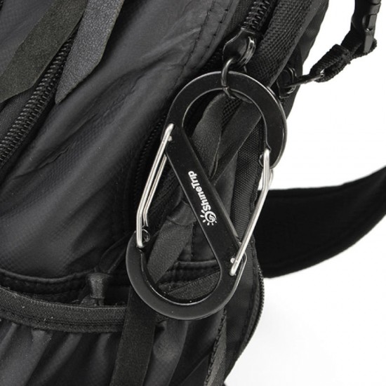 EDC S Shape Type Buckle Double Gated Carabiner Key Ring Clip Hook EDC S Shape Type Buckle Double Gated Carabiner Key Ring Clip Hook