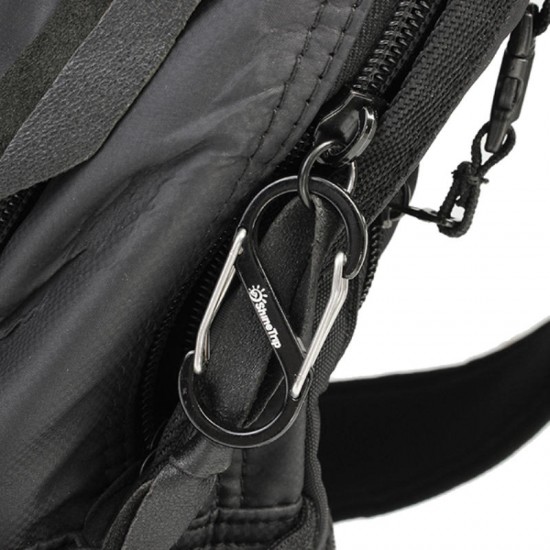 EDC S Shape Type Buckle Double Gated Carabiner Key Ring Clip Hook EDC S Shape Type Buckle Double Gated Carabiner Key Ring Clip Hook