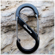 EDC S Shape Type Buckle Double Gated Carabiner Key Ring Clip Hook EDC S Shape Type Buckle Double Gated Carabiner Key Ring Clip Hook