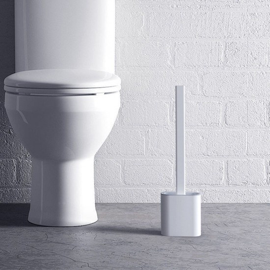 Silicone Toilet Brush With Toilet Brush Holder Stand Bathroom Cleaning Tool Silicone Toilet Brush With Toilet Brush Holder Stand Bathroom Cleaning Tool