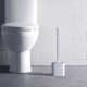 Silicone Toilet Brush With Toilet Brush Holder Stand Bathroom Cleaning Tool Silicone Toilet Brush With Toilet Brush Holder Stand Bathroom Cleaning Tool