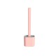 Silicone Toilet Brush With Toilet Brush Holder Stand Bathroom Cleaning Tool Silicone Toilet Brush With Toilet Brush Holder Stand Bathroom Cleaning Tool