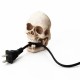 Skull Head Single Wall Mounted Hook Resin Skeleton Shaped Utility Key Storage Hooks