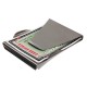 Slim Stainless Steel Double Sided Money Clip Wallet Credit Card Holder