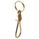 Solid Brass Fish Hook Key Chain Keyring Keys Belt Wallet Clip Keyfob Pocket Keychain Solid Brass Fish Hook Key Chain Keyring Keys Belt Wallet Clip Keyfob Pocket Keychain