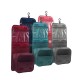 Solid Color Foldable Travel Bag for Toiletries Hanging Toiletry Bag Portable Finishing Cosmetic Bag