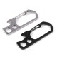 Stainless Steel Key Ring Carabiner Hook EDC Bottle Opener Hexagon Wrench Multi Tool