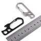 Stainless Steel Key Ring Carabiner Hook EDC Bottle Opener Hexagon Wrench Multi Tool Stainless Steel Key Ring Carabiner Hook EDC Bottle Opener Hexagon Wrench Multi Tool