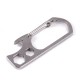 Stainless Steel Key Ring Carabiner Hook EDC Bottle Opener Hexagon Wrench Multi Tool