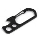 Stainless Steel Key Ring Carabiner Hook EDC Bottle Opener Hexagon Wrench Multi Tool