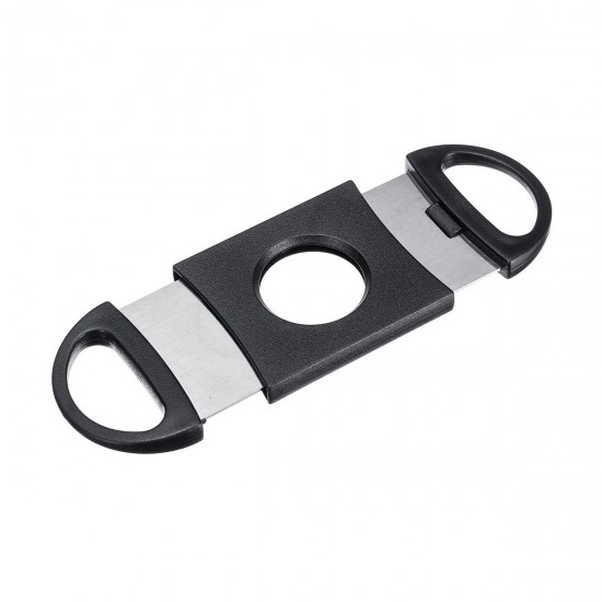 Stainless Steel Mini Pocket Cutter Guillotine Double Blades Scissor Shears Stainless Steel Mini Pocket Cutter Guillotine Double Blades Scissor Shears