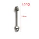 Stainless Steel Straight Key Storing Clip DIY Keychain Storage Tools EDC Gadget