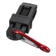 Tent Windproof Securing Hook Buckle Alligator Clip With Red Carabiner Tent Windproof Securing Hook Buckle Alligator Clip With Red Carabiner