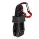 Tent Windproof Securing Hook Buckle Alligator Clip With Red Carabiner