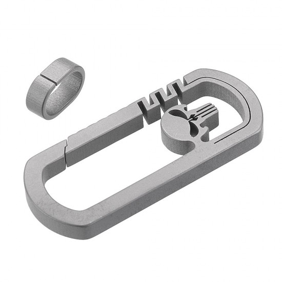 Titanium EDC Quickdraw Hanging Buckle Keychain Portable Key Ring Pendant Ornament Titanium EDC Quickdraw Hanging Buckle Keychain Portable Key Ring Pendant Ornament