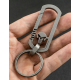Titanium EDC Quickdraw Hanging Buckle Keychain Portable Key Ring Pendant Ornament Titanium EDC Quickdraw Hanging Buckle Keychain Portable Key Ring Pendant Ornament