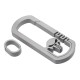 Titanium EDC Quickdraw Hanging Buckle Keychain Portable Key Ring Pendant Ornament Titanium EDC Quickdraw Hanging Buckle Keychain Portable Key Ring Pendant Ornament