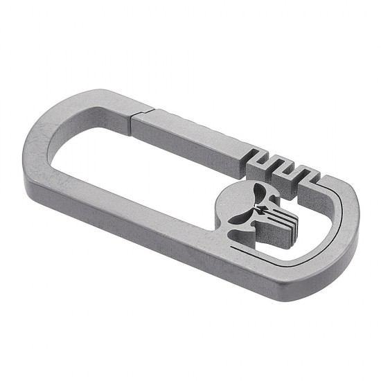 Titanium EDC Quickdraw Hanging Buckle Keychain Portable Key Ring Pendant Ornament