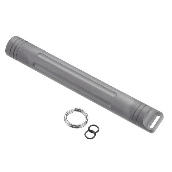 Titanium Emergency EDC Storage Box Lightweight Survival Case Capsule Pill Holder Storage Titanium Emergency EDC Storage Box Lightweight Survival Case Capsule Pill Holder Storage