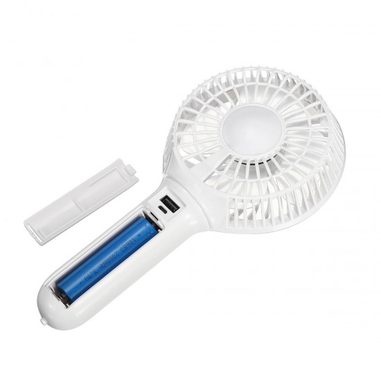 USB Cooling Fan Portable Handheld Fan 3 Speed Mini Fan LED light 2200mAh Battery Hanging Fan USB Cooling Fan Portable Handheld Fan 3 Speed Mini Fan LED light 2200mAh Battery Hanging Fan