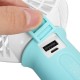 USB Cooling Fan Portable Handheld Fan 3 Speed Mini Fan LED light 2200mAh Battery Hanging Fan USB Cooling Fan Portable Handheld Fan 3 Speed Mini Fan LED light 2200mAh Battery Hanging Fan