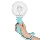 USB Cooling Fan Portable Handheld Fan 3 Speed Mini Fan LED light 2200mAh Battery Hanging Fan USB Cooling Fan Portable Handheld Fan 3 Speed Mini Fan LED light 2200mAh Battery Hanging Fan