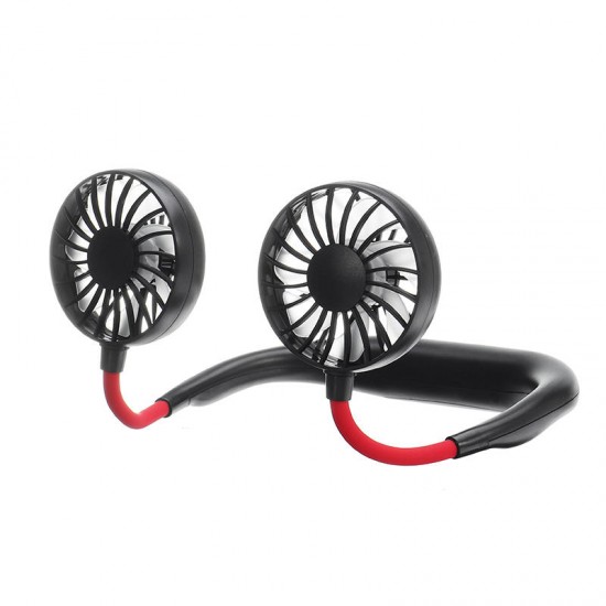 USB Neckband Fan 2nd Aromatherapy Handfree Personal Fan Mini Neck Double Fans Wearable Portable Mini Fan USB Neckband Fan 2nd Aromatherapy Handfree Personal Fan Mini Neck Double Fans Wearable Portable Mini Fan