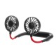 USB Neckband Fan 2nd Aromatherapy Handfree Personal Fan Mini Neck Double Fans Wearable Portable Mini Fan USB Neckband Fan 2nd Aromatherapy Handfree Personal Fan Mini Neck Double Fans Wearable Portable Mini Fan