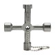 Universal Cross Key Train Electrical Cabinet Elevator Triangle Key