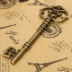 Vintage Punk Style Old Look Key Bow For Jewelry Making DIY Vintage Punk Style Old Look Key Bow For Jewelry Making DIY