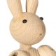 Wood Carving Miss Rabbit Figurines Joints Puppets Animal Art Home Decoration Crafts