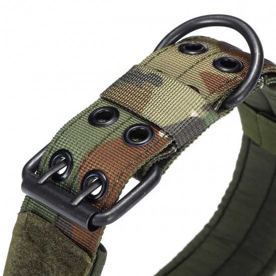 XL Tactical Military Adjustable Dog Training Collar Nylon Leash w/Metal Buckle XL Tactical Military Adjustable Dog Training Collar Nylon Leash w/Metal Buckle