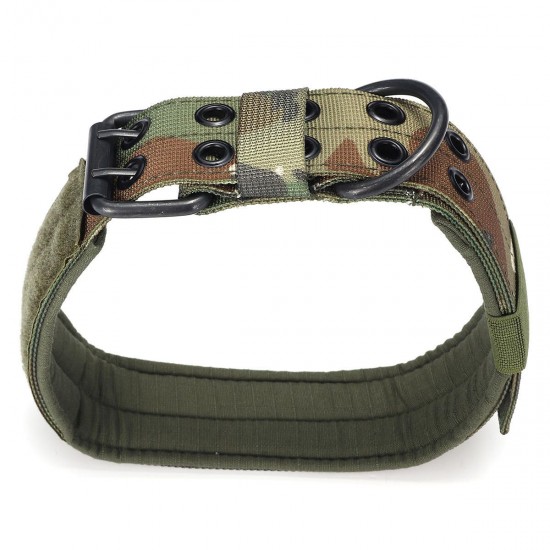 XL Tactical Military Adjustable Dog Training Collar Nylon Leash w/Metal Buckle XL Tactical Military Adjustable Dog Training Collar Nylon Leash w/Metal Buckle