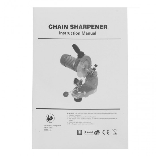 110-120V Electric Chainsaw Sharpener with Grinding Wheels Bench Saw Chain Grinder Tools 110-120V Electric Chainsaw Sharpener with Grinding Wheels Bench Saw Chain Grinder Tools