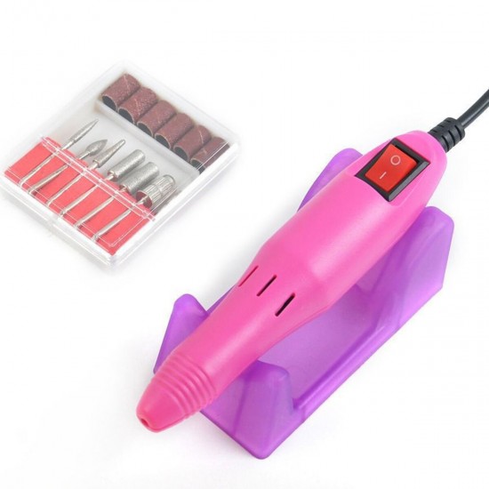 110/220V Electric Nail Drill Pen Set Nail File Art Manicure Pedicure Polish Tools 110/220V Electric Nail Drill Pen Set Nail File Art Manicure Pedicure Polish Tools