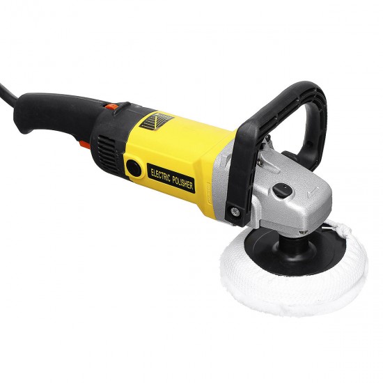 110V 1200W 6 inch Professional Electric Car Polisher Variable 6-Speed Buffer Waxer Polishing Sander