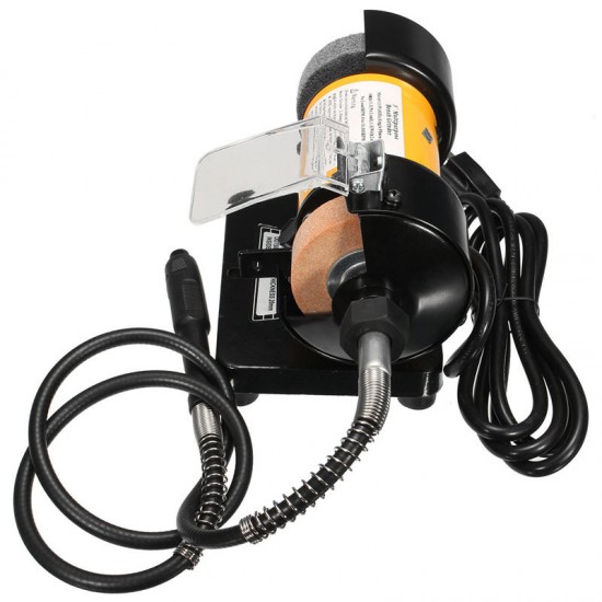 110V AC 3 Inch Mini Bench Grinder Flexible Shaft Rotary Grinder Polisher Tool 110V AC 3 Inch Mini Bench Grinder Flexible Shaft Rotary Grinder Polisher Tool