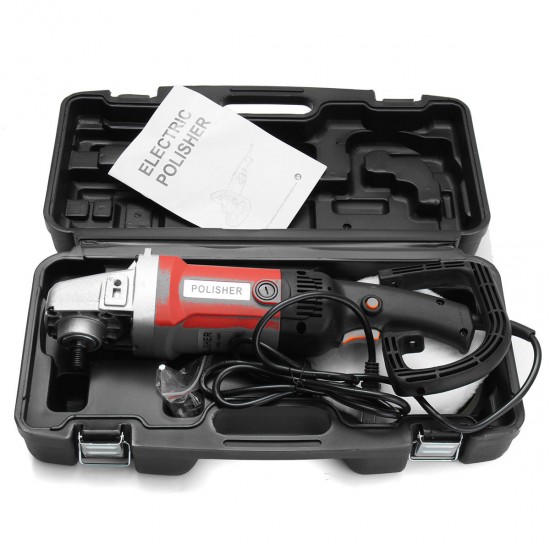 110V US/220V AU Plug 1400W 7'' Electric 6 Variable Speed Polisher Buffer Waxer Sander