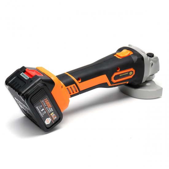 12800H 98TV Brushless Eletric Angle Grinder Kit Cordless Polishing Cutting Power Tool