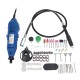 128Pcs 130W Electric Mini Grinder 6 Gear Drill Set Rotary Tool & Flexible Shaft Engraving Polishing Tool 128Pcs 130W Electric Mini Grinder 6 Gear Drill Set Rotary Tool & Flexible Shaft Engraving Polishing Tool