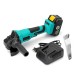 128VF 1300W 10000RPM Cordless Brushless Angle Grinder with 16800mAh Li-Ion Battery