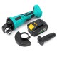 128VF 1300W 10000RPM Cordless Brushless Angle Grinder with 16800mAh Li-Ion Battery 128VF 1300W 10000RPM Cordless Brushless Angle Grinder with 16800mAh Li-Ion Battery