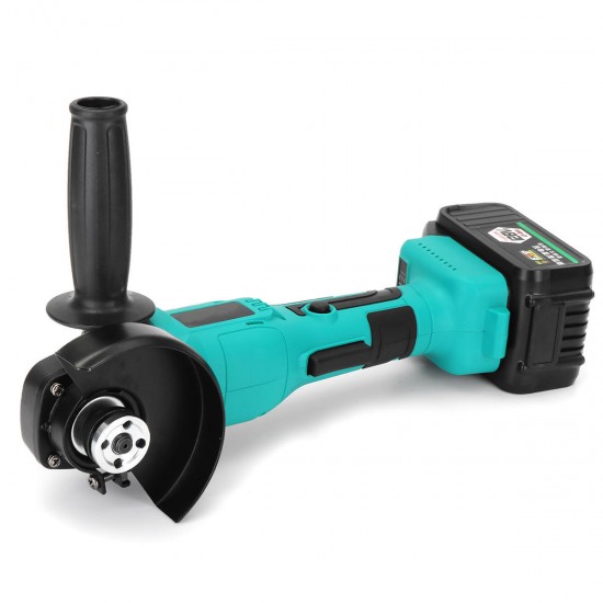 128VF 1300W 10000RPM Cordless Brushless Angle Grinder with 16800mAh Li-Ion Battery